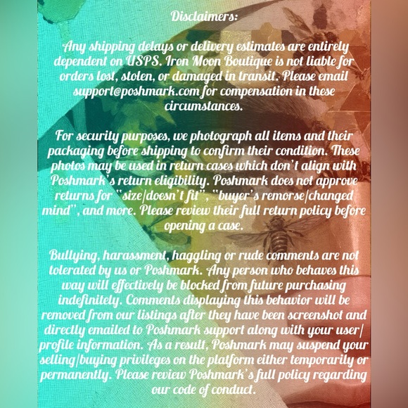 SALE 18k Stamped Gold Filled Bohemian Evil Eye Charm Bracelet - Picture 5 of 5